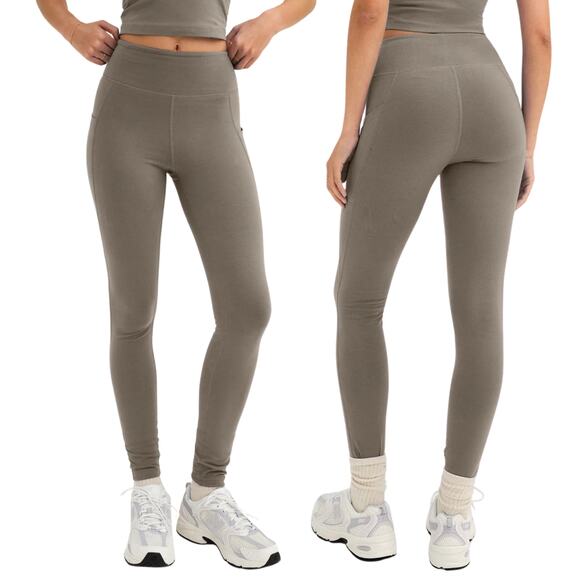 MATE the Label Organic Stretch Pocket Legging Pebble S NWOT $108 - Picture 1 of 3